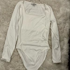 Long sleeve White body suit